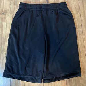 Athletic Works Black Polyester Shorts